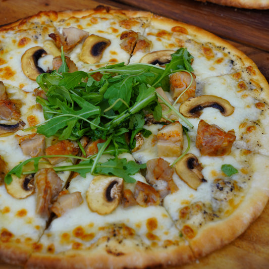 Truffle Mushroom Chicken Pizza